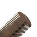 Wholesale Anti Static Wooden Beard Comb Wood Pocket Comb with Fine Teeth for Beard Support Custom Logo